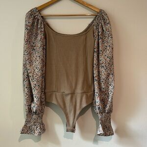 Floral bodysuit